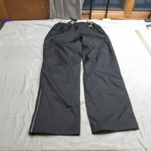 33000ft Rain Pants Mens 32x32 Black String Flex Wind Waterproof Reflective NEW‎